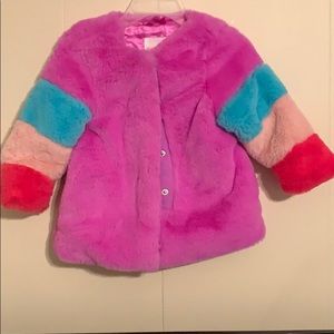 Cat & Jack girls 18m fluffy coat!